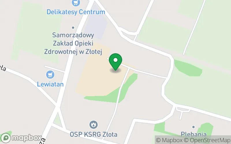 Lokalizacja: Przedszkole Samorządowe w Złotej