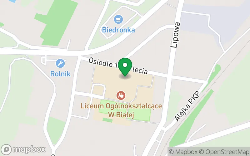 Lokalizacja: Publiczne Przedszkole w Białej