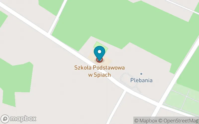 Lokalizacja: Szkoła Podstawowa w Spiach