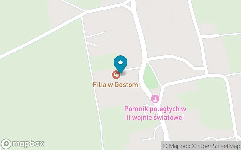 Lokalizacja: Publiczna Szkoła Podstawowa im. Jarosława Iwaszkiewicza w Białej - Filia w Gostomi