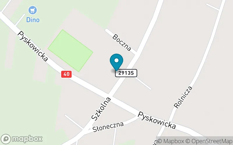 Lokalizacja: Szkoła Podstawowa w Bycinie