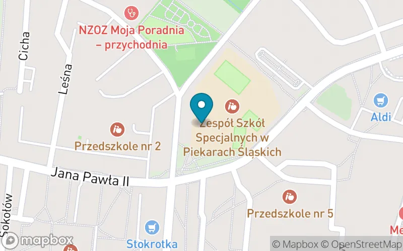 Lokalizacja: Miejska Szkoła Podstawowa Specjalna im. Marii Grzegorzewskiej w Piekarach Śląskich
