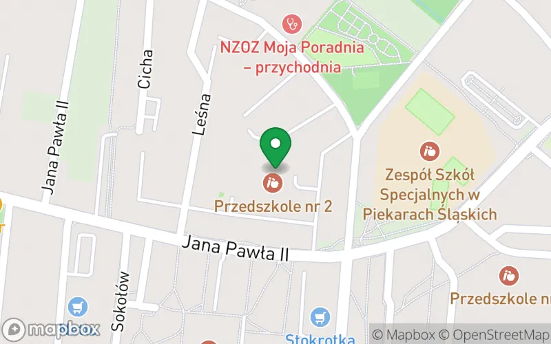 Lokalizacja: Miejskie Przedszkole nr 2 w Piekarach Śląskich