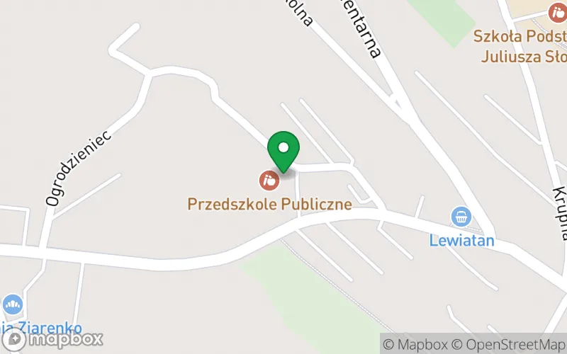 Lokalizacja: Przedszkole Publiczne w Rogoźniku
