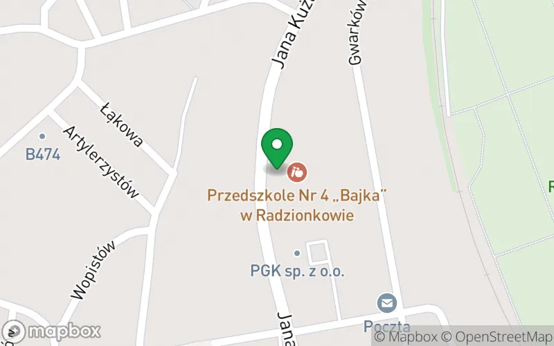 Lokalizacja: Przedszkole nr 4 w Radzionkowie