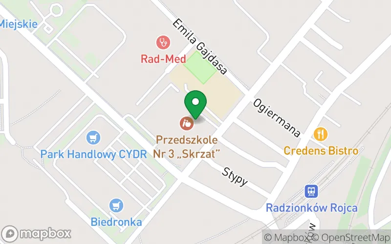 Lokalizacja: Przedszkole nr 3 w Radzionkowie