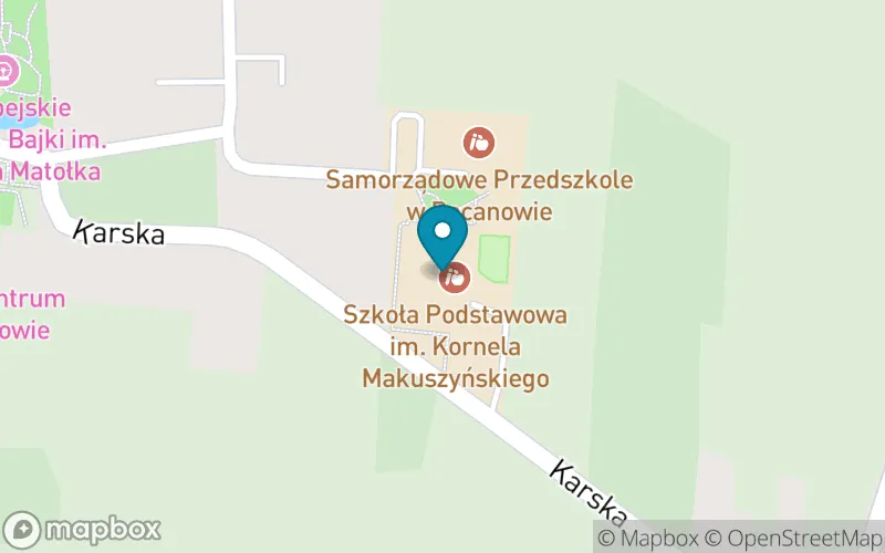 Lokalizacja: Szkoła Podstawowa im. Kornela Makuszyńskiego w Pacanowie