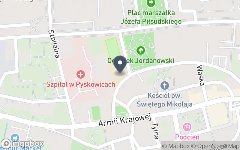 Lokalizacja: Zespół Szkół Specjalnych z Siedzibą w Pyskowicach przy ul. Poniatowskiego 2