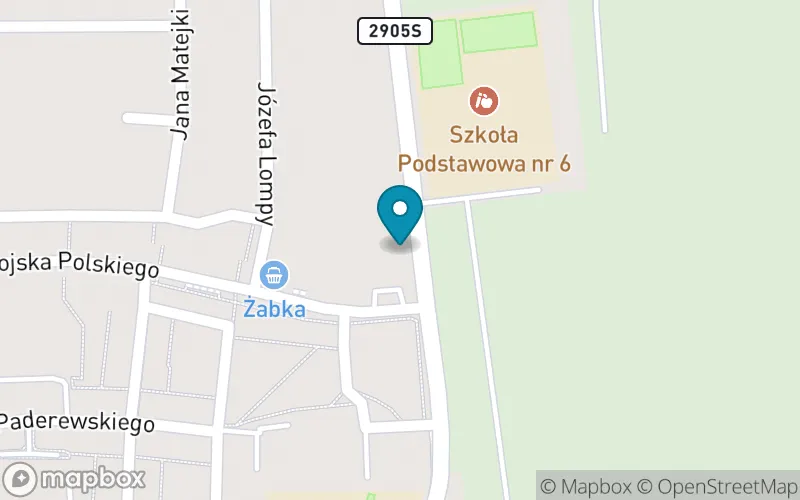 Lokalizacja: Szkoła Podstawowa nr 6 z Oddziałami Integracyjnymi