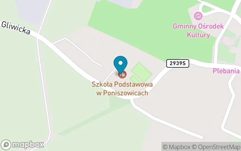 Lokalizacja: Szkoła Podstawowa w Poniszowicach