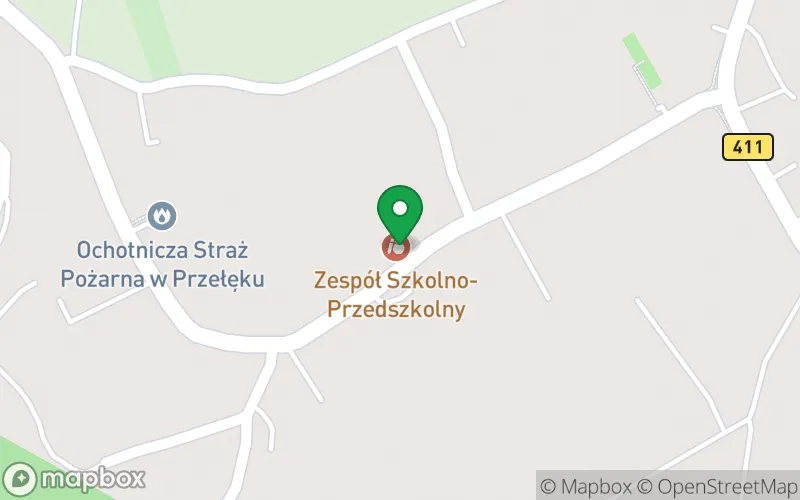Lokalizacja: Przedszkole w Przełęku