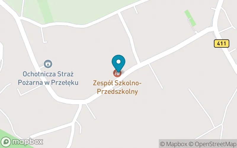 Lokalizacja: Szkoła Podstawowa w Przełęku