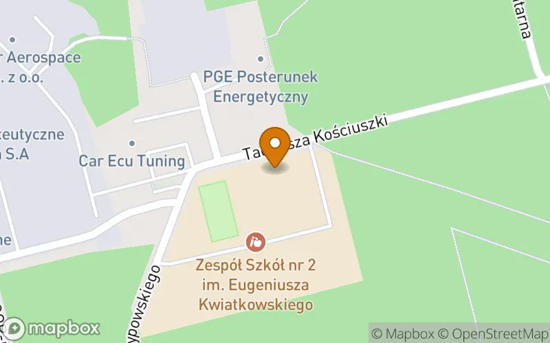 Lokalizacja: Szkoła Policealna w Nowej Dębie