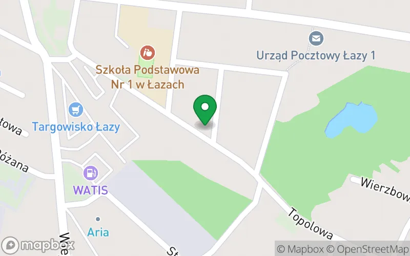 Lokalizacja: Publiczne Przedszkole nr 1 im. Jana Brzechwy w Łazach