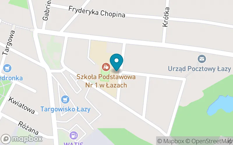 Lokalizacja: Szkoła Podstawowa nr 1 im. Stanisława Konarskiego w Łazach