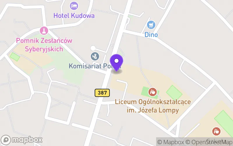 Lokalizacja: Zespół Szkół Publicznych IM Jana Pawła II Liceum Ogólnokształcące im. Józefa Lompy w Kudowie Zdroju