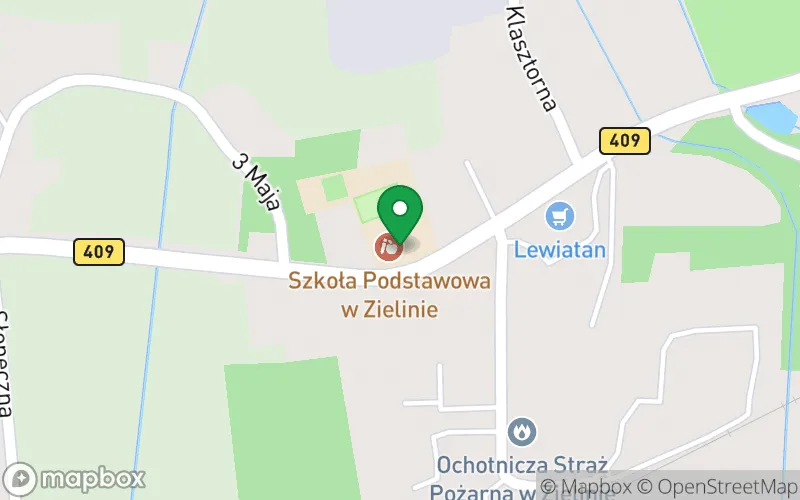 Lokalizacja: Publiczne Przedszkole w Zielinie
