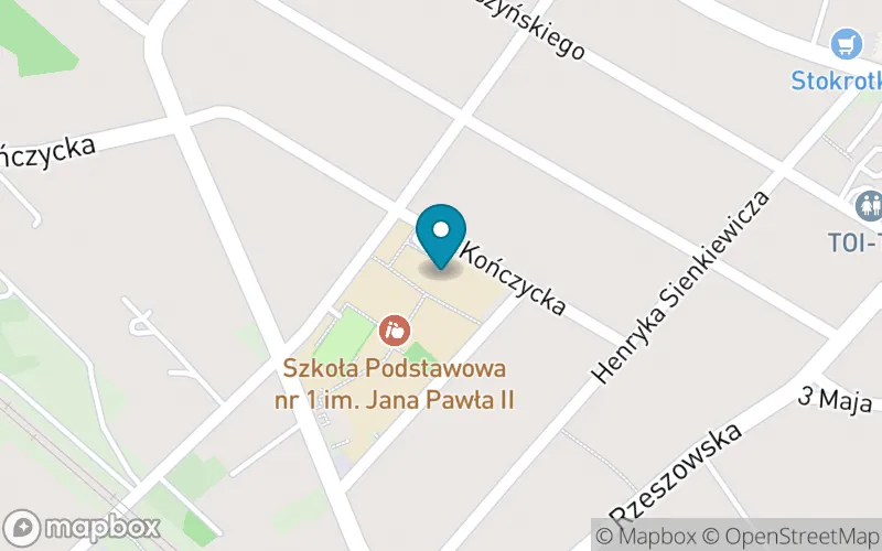 Lokalizacja: Publiczna Szkoła Podstawowa Nr1 im. Jana Pawła II w Rudniku nad Sanem
