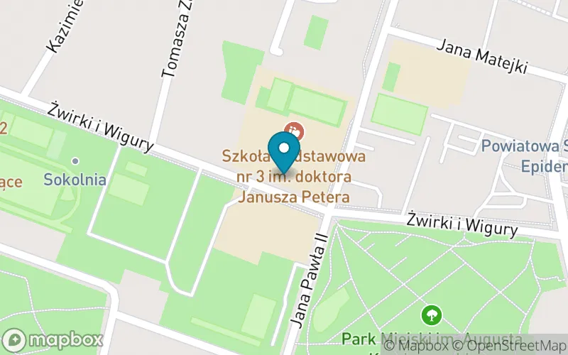 Lokalizacja: Szkoła Podstawowa nr 3 im. Doktora Janusza Petera w Tomaszowie Lubelskim