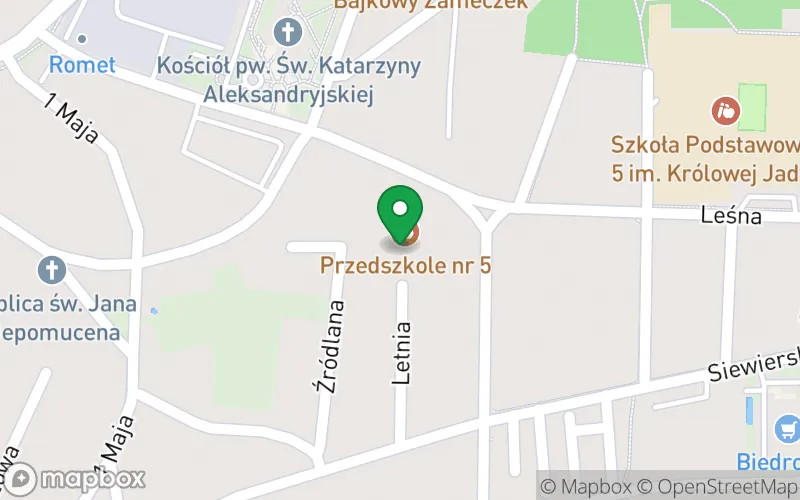 Lokalizacja: Przedszkole nr 5