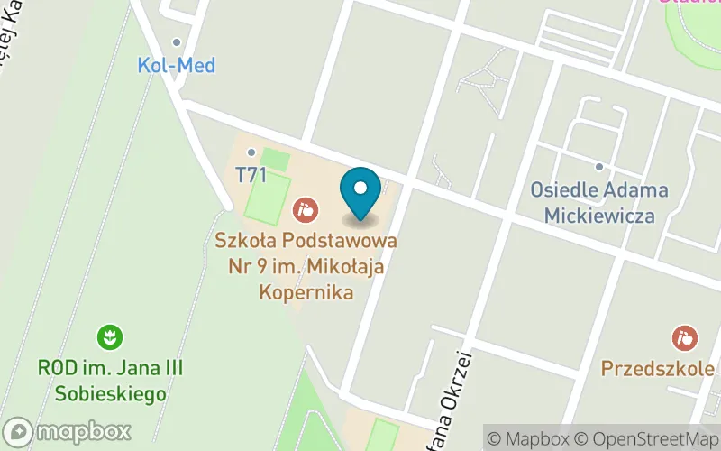Lokalizacja: Szkoła Podstawowa nr 9 im. Mikołaja Kopernika