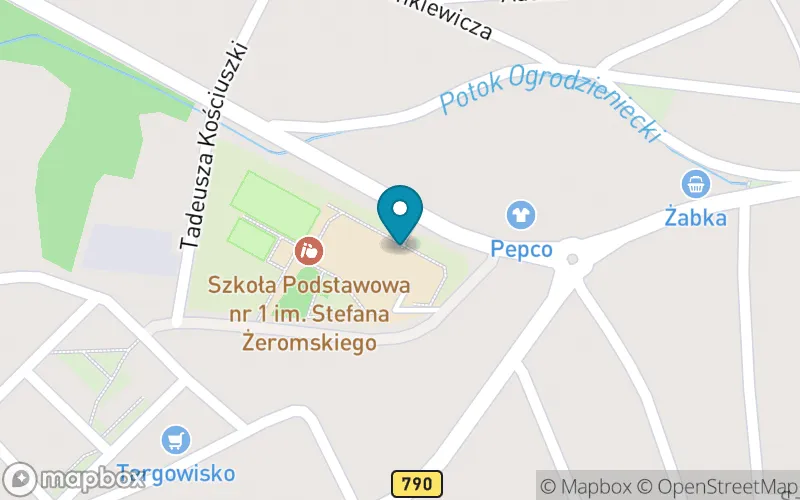 Lokalizacja: Szkoła Podstawowa nr 1 im. Stefana Żeromskiego w Ogrodzieńcu