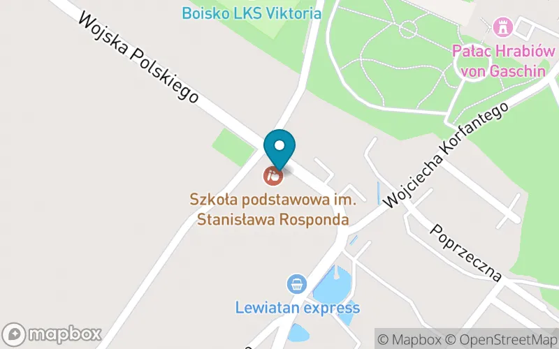 Lokalizacja: Publiczna Szkoła Podstawowa im. Stanisława Rosponda w Żyrowej