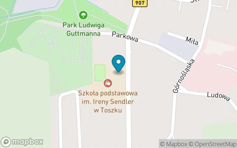 Lokalizacja: Szkoła Podstawowa nr 1 im. Ireny Sendler w Toszku