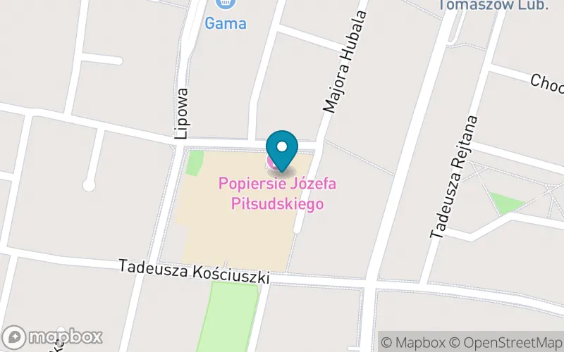 Lokalizacja: Szkoła Podstawowa nr 2 im. Marszałka Józefa Piłsudskiego w Tomaszowie Lubelskim