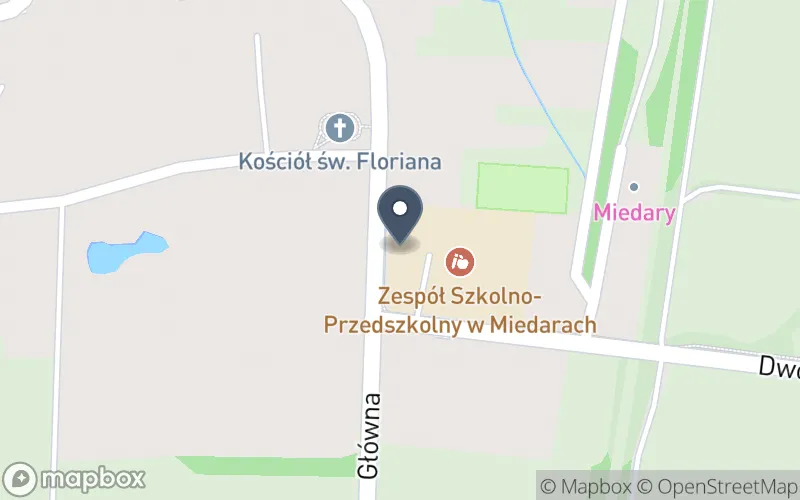 Lokalizacja: Zespół Szkolno - Przedszkolny w Miedarach