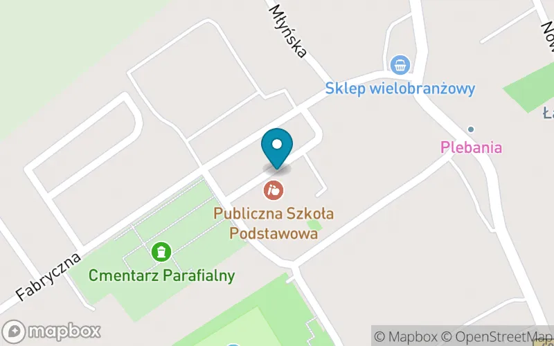 Lokalizacja: Publiczna Szkoła Podstawowa im. Filipa Roboty w Łączniku