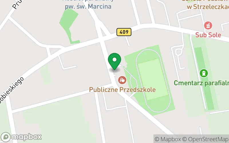 Lokalizacja: Publiczne Przedszkole z Oddziałem Integracyjnym w Strzeleczkach