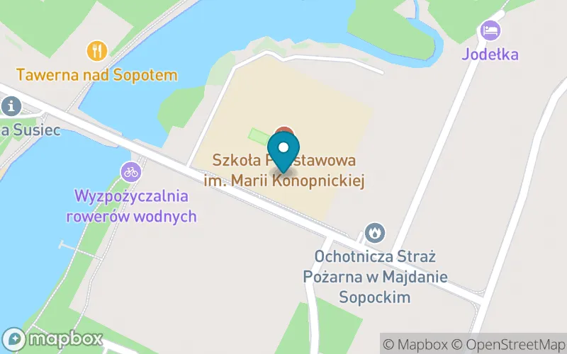 Lokalizacja: Szkoła Podstawowa w Majdanie Sopockim Pierwszym