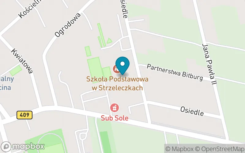 Lokalizacja: Szkoła Podstawowa w Strzeleczkach