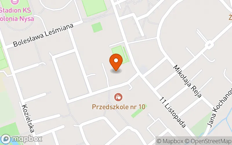 Lokalizacja: Żłobek Miejski nr 3 "Dzwoneczek" w Nysie