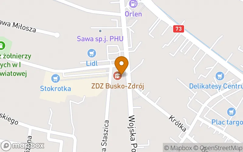 Lokalizacja: Niepubliczna Szkoła Policealna w Busku-Zdroju Zakładu Doskonalenia Zawodowego w Kielcach