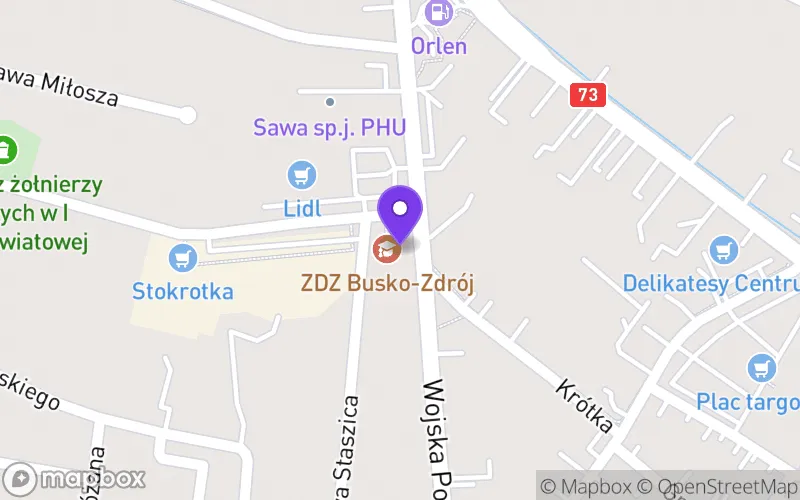 Lokalizacja: Niepubliczna Branżowa Szkoła II Stopnia w Busku-Zdroju