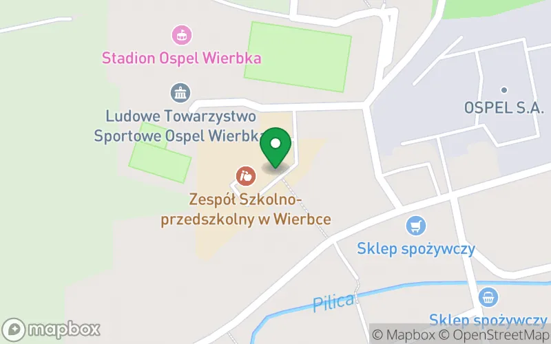 Lokalizacja: Przedszkole im. Czesława Janczarskiego w Zespole Szkolno-Przedszkolnym w Wierbce