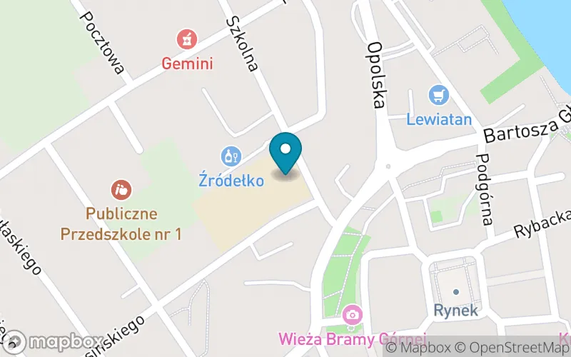 Lokalizacja: Publiczna Szkoła Podstawowa nr 1 im. Juliusza Słowackiego w Krapkowicach
