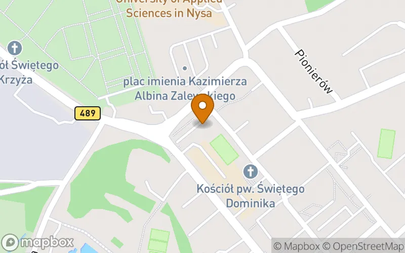 Lokalizacja: Szkoła Policealna nr 1 w Nysie Dzienna