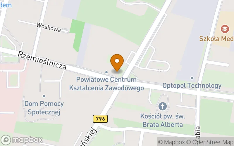 Lokalizacja: Szkoła Policealna nr 5 w Zawierciu