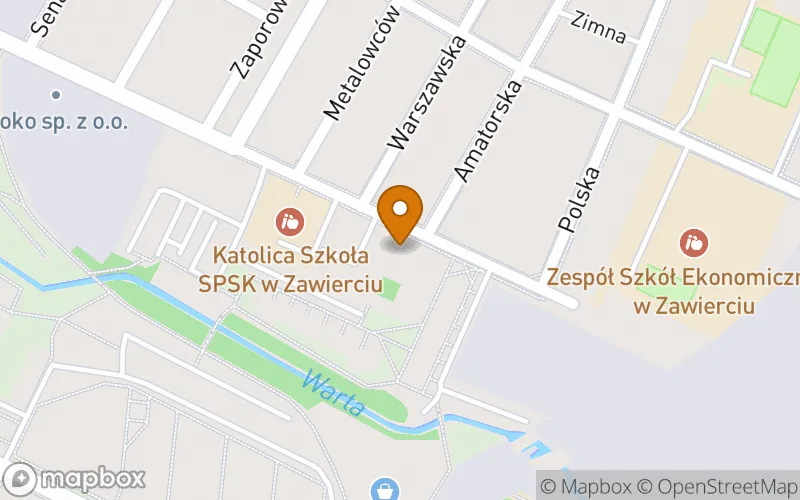 Lokalizacja: Medyczna Szkoła Policealna "Sokrates" w Zawierciu