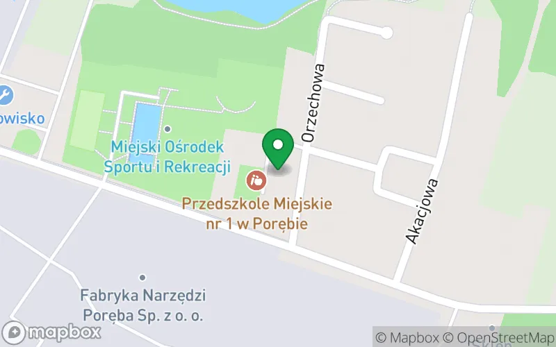 Lokalizacja: Przedszkole Miejskie nr 1 im. Misia Uszatka w Porębie