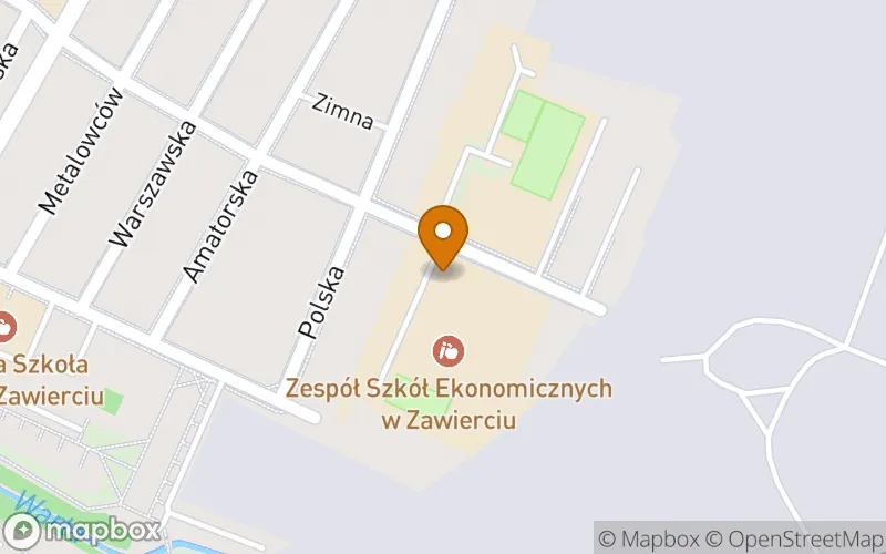 Lokalizacja: Szkoła Policealna nr 2 w Zawierciu