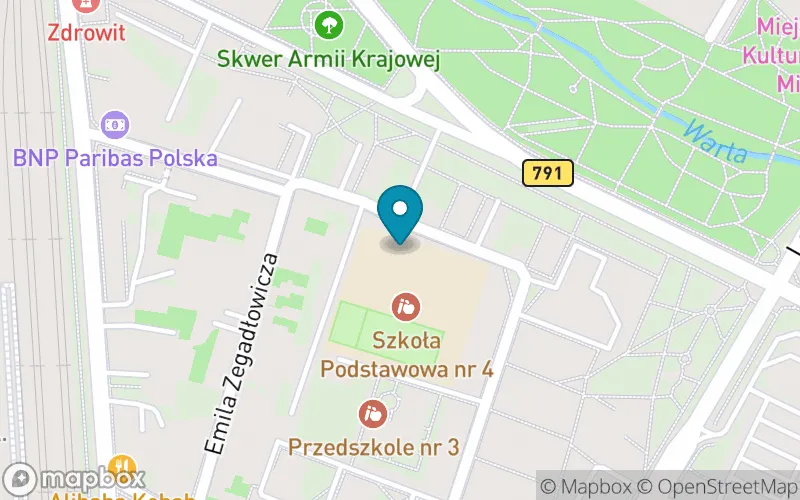 Lokalizacja: Szkoła Podstawowa nr 4 im. Mikołaja Kopernika w Zawierciu