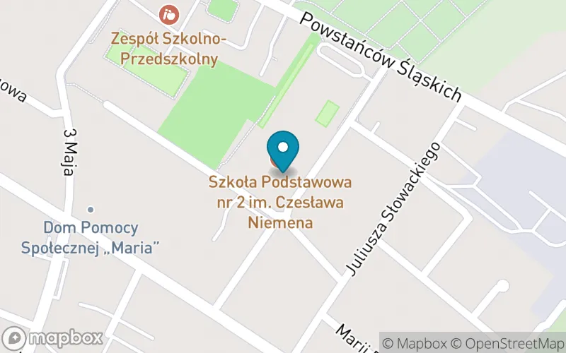Lokalizacja: Szkoła Podstawowa nr 2 im. Czesława Niemena w Korfantowie