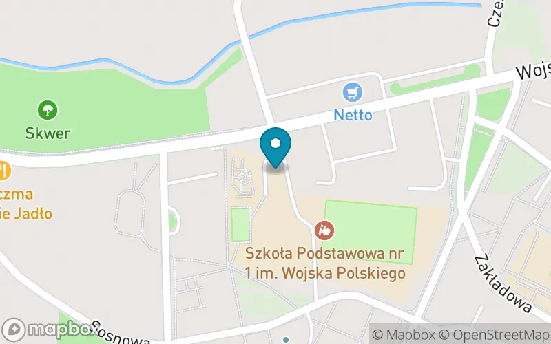 Lokalizacja: Szkoła Podstawowa nr 1 im. Wojska Polskiego w Porębie