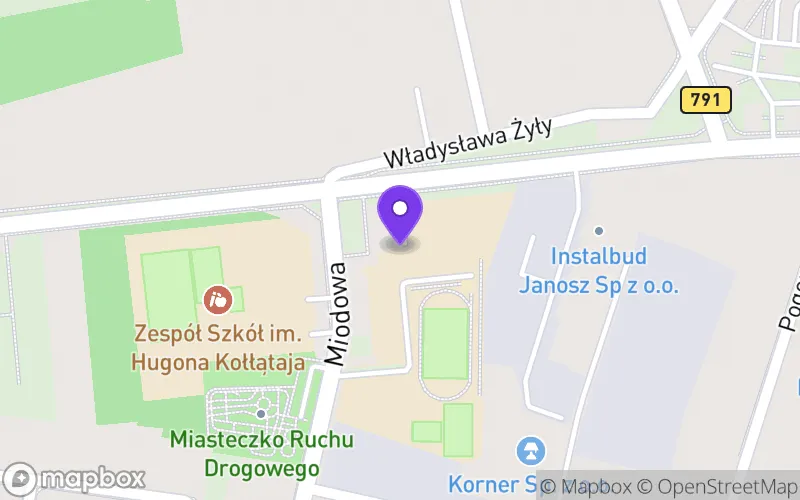 Lokalizacja: Liceum Ogólnokształcące dla Dorosłych w Zawierciu