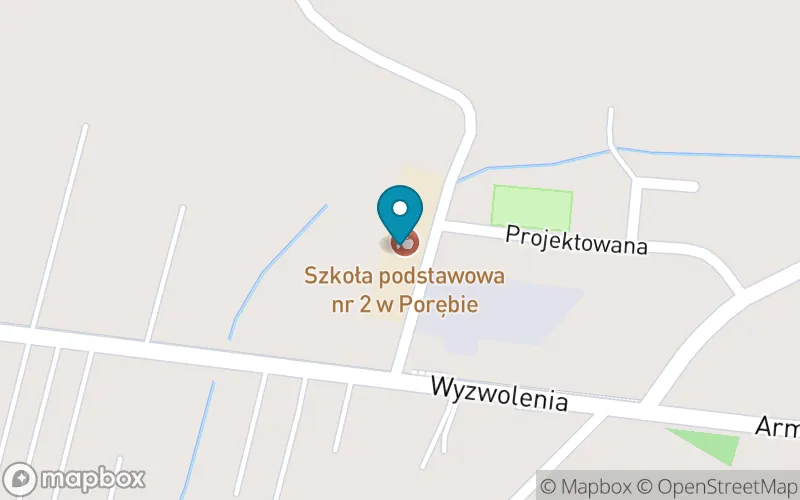 Lokalizacja: Szkoła Podstawowa nr 2 im. Jana Pawła II w Porębie