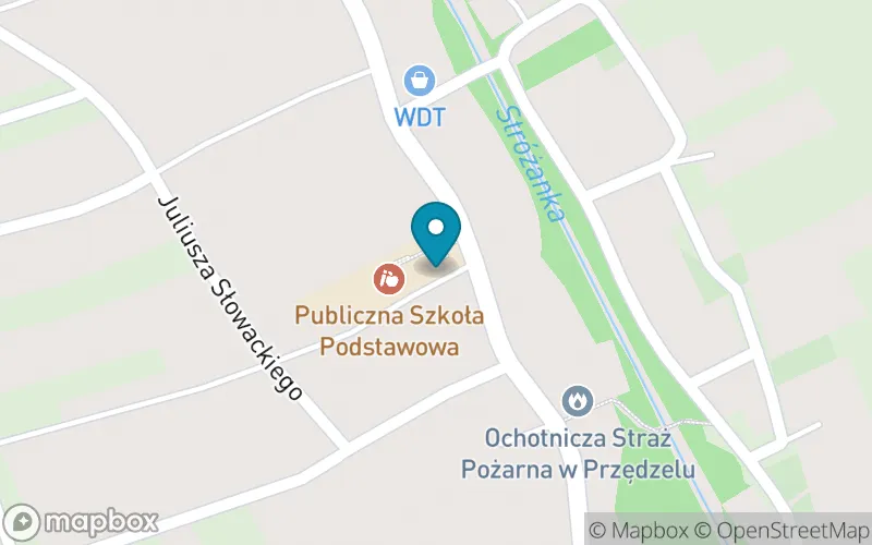 Lokalizacja: Publiczna Szkoła Podstawowa w Przędzelu